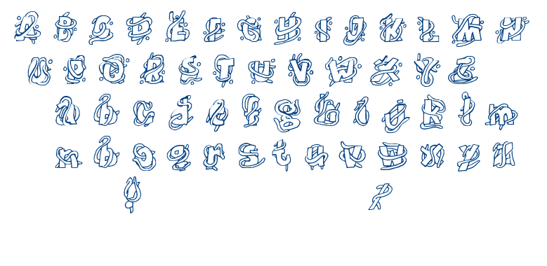 The Worms font