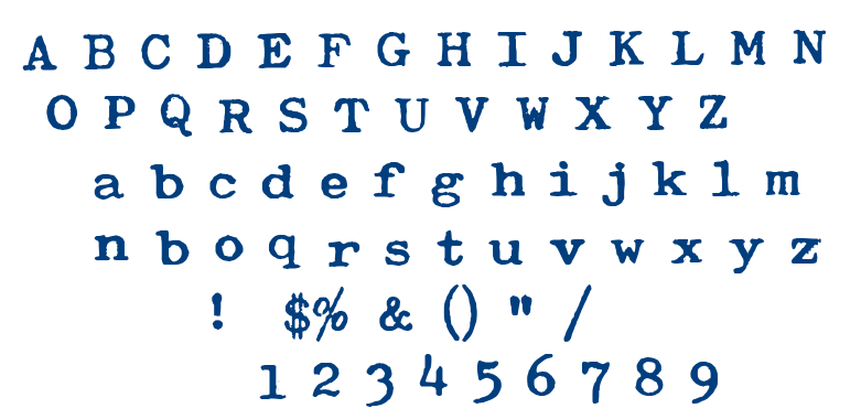 Typewriter Royal 200 font