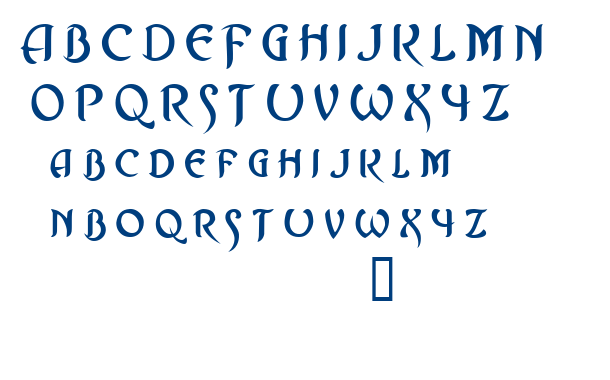Asrafel font