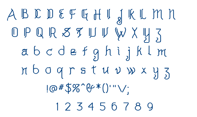 AkashiMF font