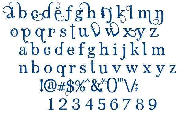 Angelic Serif font