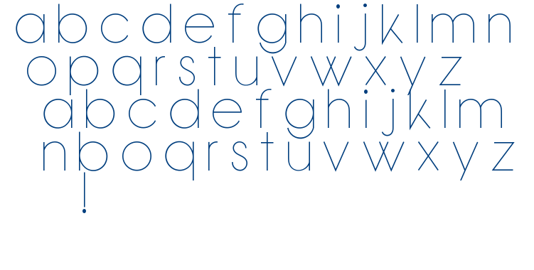 Bondoluo Peek font