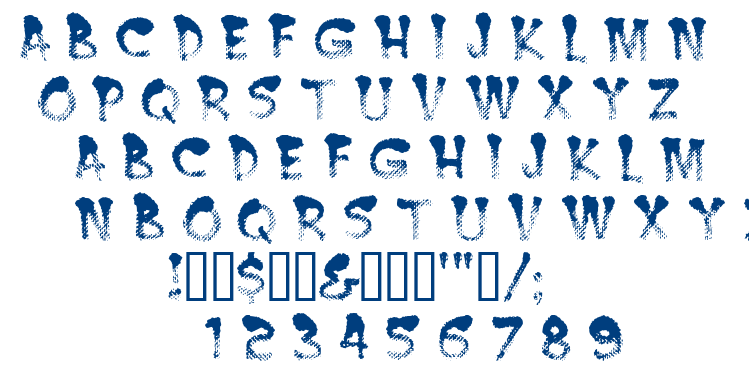 BurntMF font