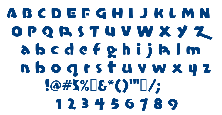 Casual Marker font