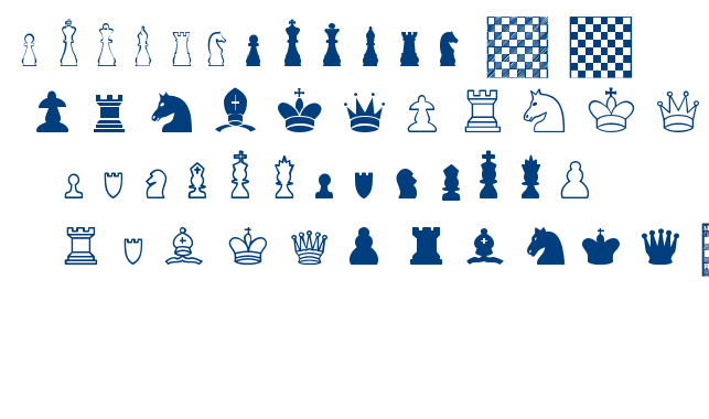 Chess TFB font