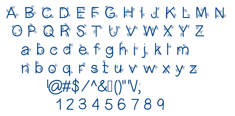 Christmas Lightness font