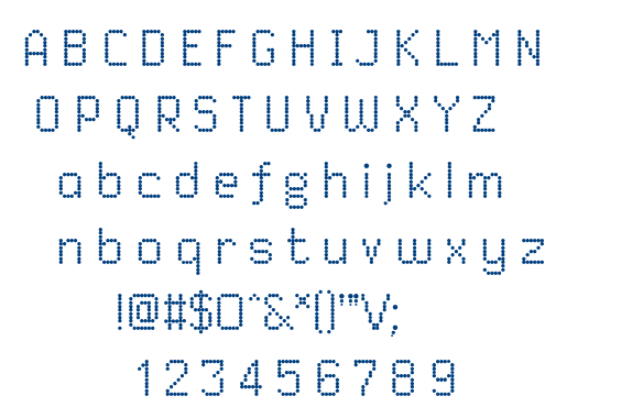 Dited font