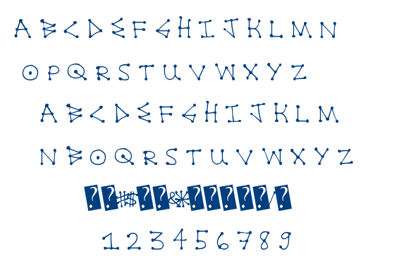 DotLine font