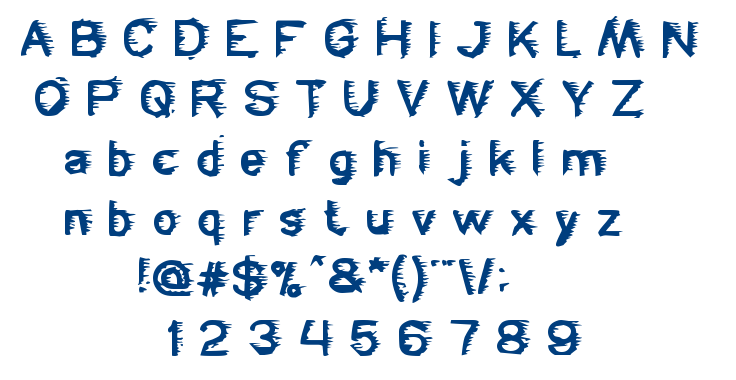 freezer font