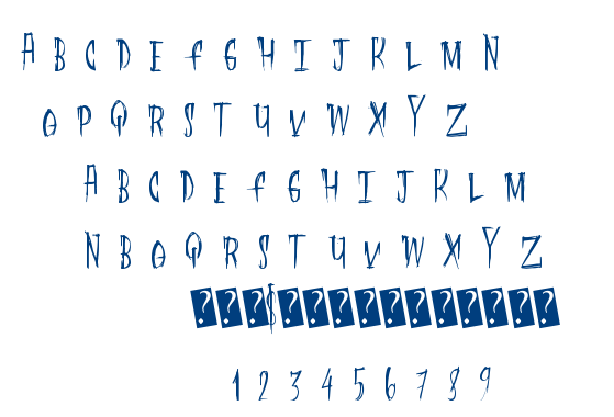 Flesh Digster font