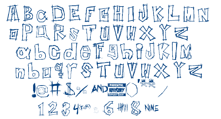 Insert your name here font