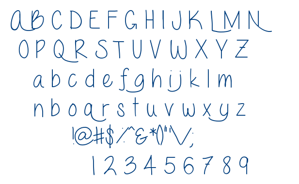 Love me forever font