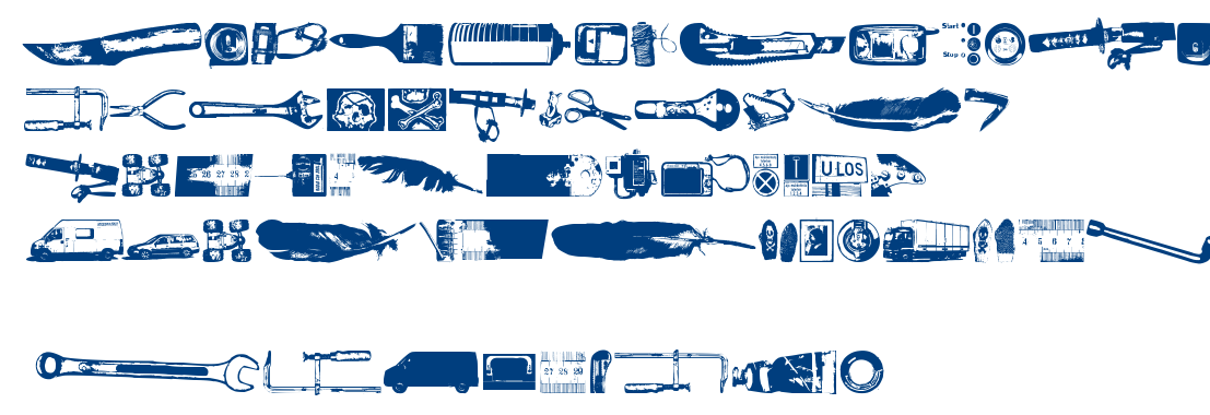 Melkein Aito Kopio font