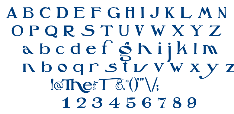 Oz’sWizard font