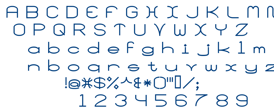 Santa Monica MF font