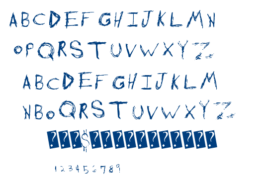 Shredding Harder font