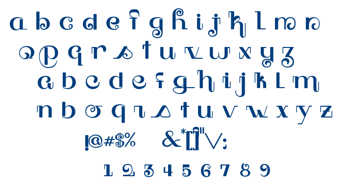 South Pacific font