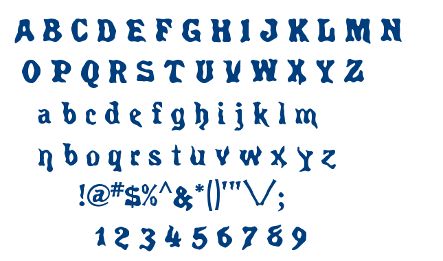 Spirits font