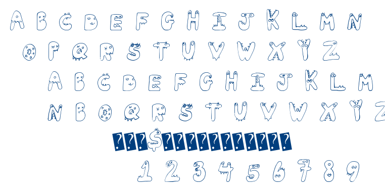 Tiny Friends font
