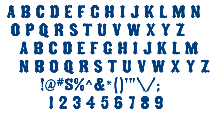 Tuscan MF font