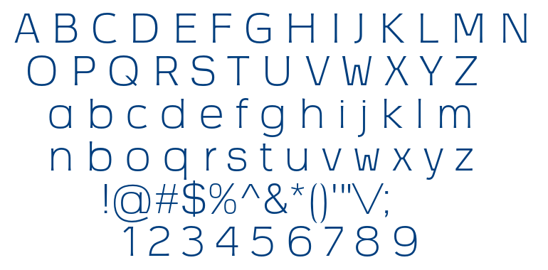 Vezus Light font