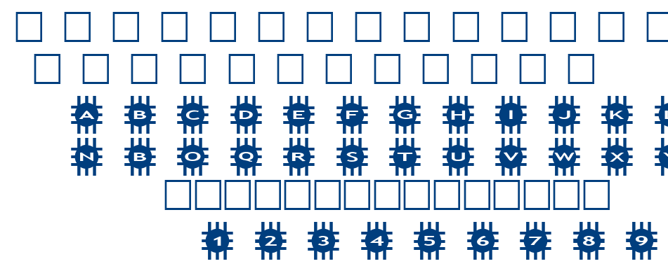 alphashapes grids font