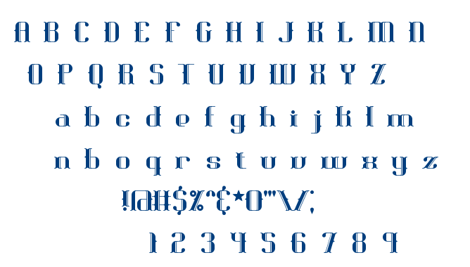 Blackoninaut BRK font