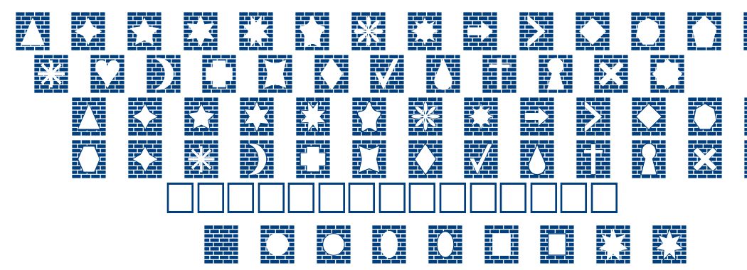 Bricks n Things font