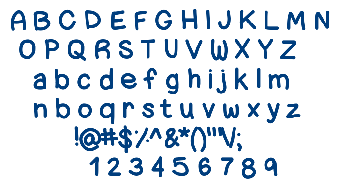 ChunkyNess font