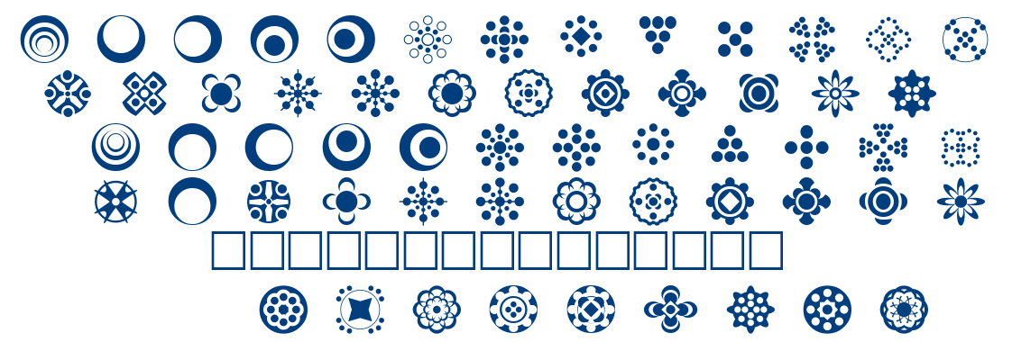 Circle Things 2 font