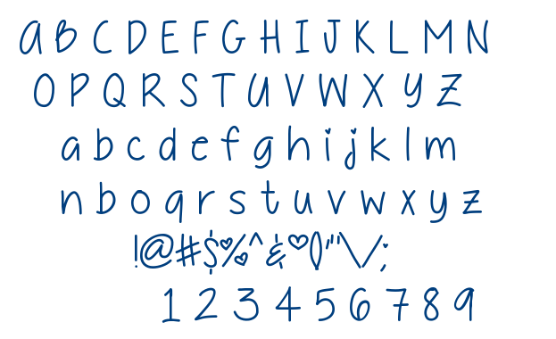 Daddy’s + Girl font