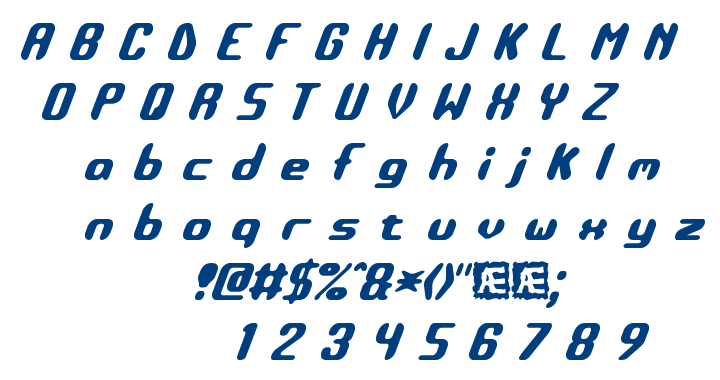 Detonate BRK font
