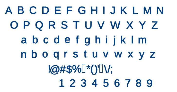 Firsta font