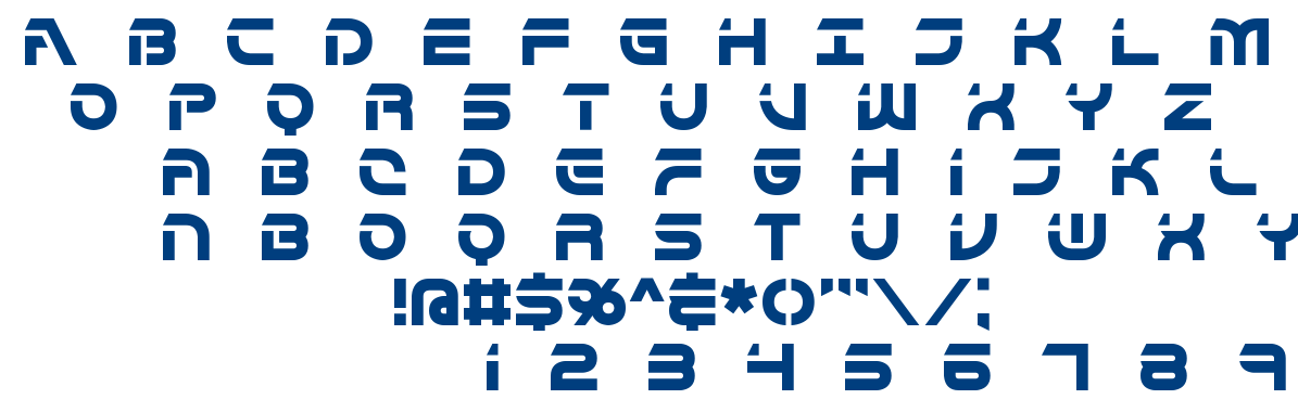 Flipside font