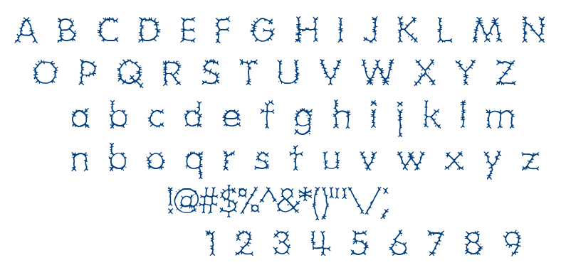 Grotesque BRK font