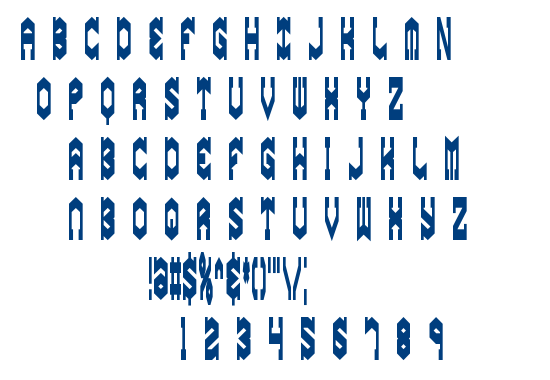 Gyrose font