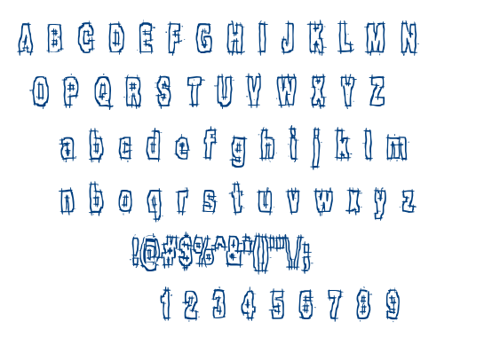 Hack & Slash BRK font