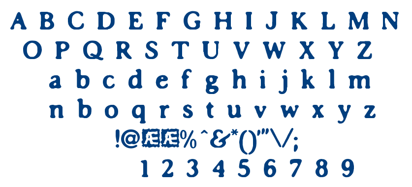Impossibilium BRK font