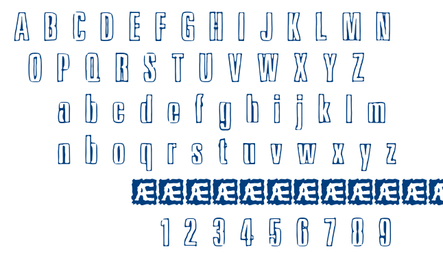 Ink Tank font