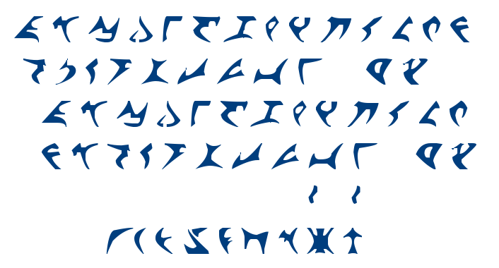 Klingon font
