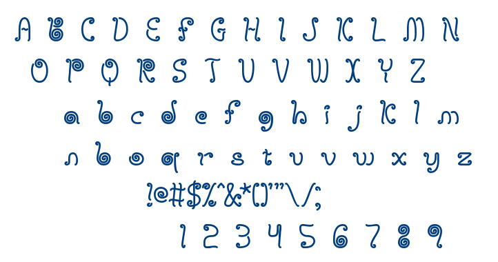 Licorice Strings font