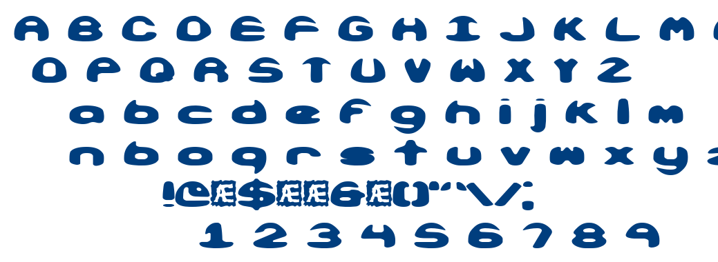 Obloquy font