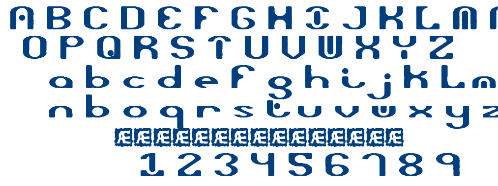 Opiated BRK font
