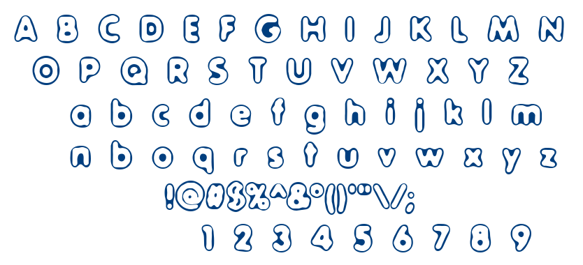 Outer Sider BRK font