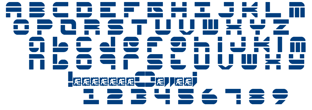 Pseudo BRK font