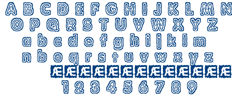 Raydiate BRK font