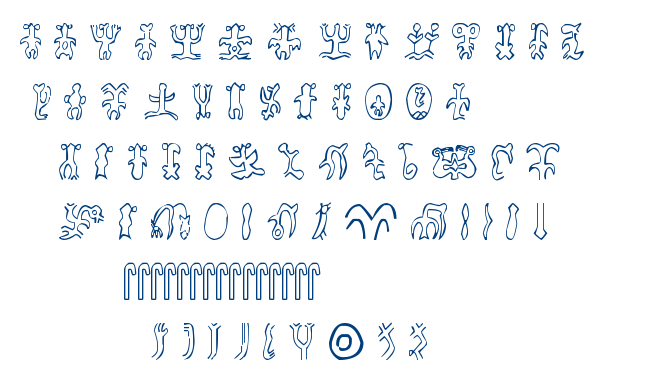 Rongorongo font
