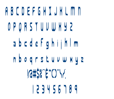 Sarcastic BRK font