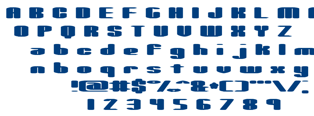 Spacious BRK font
