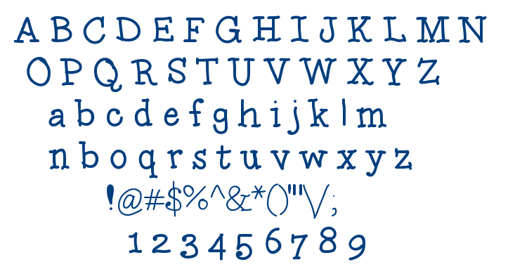 Squishy font